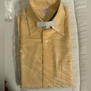 Brooks Brothers Classic Yellow Dress Shirt